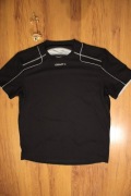 T-shirt Craft r. L czarny męski sportowy poliester 