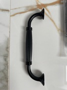 Czarny Uchwyt meblowy do szafki zestaw x 4 14.7 cm