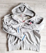 Bluza Pepe Jeans L z kapturem rozpinana szara stan bardzo dobry