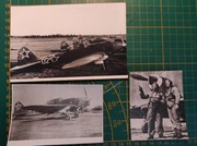 Sowieckie szturmowce Iliuszyn Ił-2M3 - komplet 3 zdjęć 