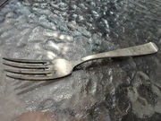 Widelec BR. Hennenberg BM posrebrzany