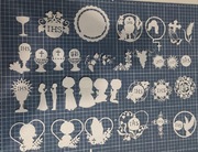 Scrapki komunia zestaw ponad 30szt