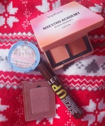 Kosmetyki nowe zestaw tusz róż toper rozświetlasz  2 x dry shampoo