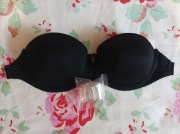 75C push up biustonosz sukienka bez pleców 