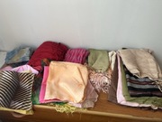 Chustki, apaszki, szale 20 sztuk