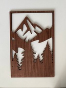 Drewniane Panele Dekoracyjne Widok na Tatry, dekoracje , prezent