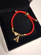 Bransoletka ze stali chirurgicznej nierdzewnej litera A 