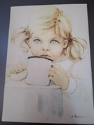 Pocztówka Muszyńska Dziewczynka 