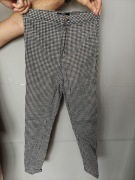 Spodnie bershka w kratkę 36 s