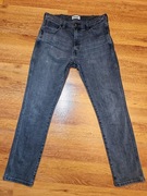 Jeansy Wrangler Larston W30 L30 szare, slim tapered