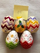 Pisanki jajko jajka ozdoby wielkanocne 5 sztuk 