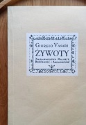 Vasari Żywoty najsławniejszych malarzy, rzeźbiarzy i architektów 