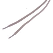 Super elastyczne szare sznurówki z metalowymi wkręcanymi spinkami