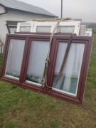 Okno używane z Niemiec126wys224szerUR mahoń 