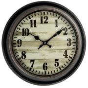 Zegar ścienny TimeLux odcienie brązowego 30,4cm