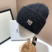 Czapka angora ciepła cekiny 