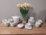 Serwis kawowy Ćmielów wzór nowoczesny 12 osób