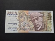 2000 koron 1986 Islandia aUNC  P-57