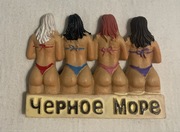 Magnes ceramiczny na lodówkę CZARNE MORZE Turcja Rumunia Rosja Gruzja (1)