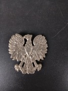 MO. Orzeł z czapki milicyjnej. PRL 