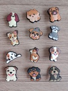 Przypinki do butów crocsów typu crocs zestaw pies dog pieski