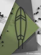 Podpórka do roślin kwiatów SURF druk 3D monstera