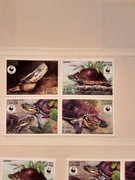 Laos 2004  Mi 1927-30 żółw wąż WWF czworka 