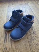 Trzewiki buty chłopięce granatowe zimowe Young Style rzepy rozmiar 30