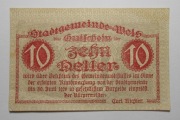 Banknot zastępczy Notgeld 10 Heller Austria