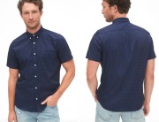 GAP męska koszula granatowa kropki oryginał L