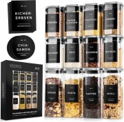 Edelhause 12 szklanych pojemników 