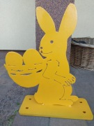 Zając wielkanocny duży 40 cm żółty