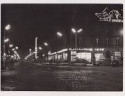 Katowice auta 1963r. Nocą Neony Śródmieście X176