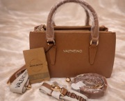 Nowa Mario Valentino ZERO RE Cuoio | Klasyczna camel | komplet