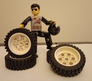 Lego technic figurka i koła