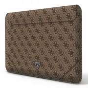 Etui Case Guess Torba na Laptopa do 16" 4G Triangle Logo Sleeve Brown