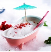 MINI wanna szklanka na drinki szkło PUCHAREK KIELISZEK LODY DESER TIKI NIE