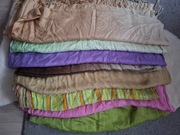 8 szalików pastelowe kolory