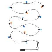 IKEA SOLVINDEN łańcuch świetlny LED girlanda żarówki kolorowa zewnętrzna