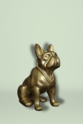 Figura Dekoracyjna - Siedzący Piesek Buldog Francuski