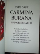CARMINA BURANA TEKSTY OBRAZY 1965 ROK Carl Orff  HAP Grieshaber