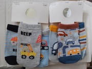 Skarpetki bawełniane 2x3pak - rozmiar 3/6mies