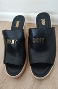 DKNY - klapki espadryle na koturnie r. 41