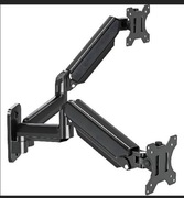 UCHWYT ŚCIENNY NA DWA MONITORY 17-32 9kg SPRĘŻYNA TOP PREMIUM WALL HOLDER