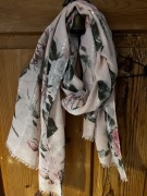 Chusta wiosenna w kwiaty /róże 180/62 