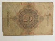 Sprzedam banknot Niemcy 20 marek 1914r. seria K 
