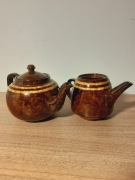 Dzbanek do herbaty I dzbanek do mleka zestaw