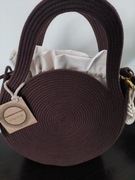 Torebka szyta ze sznurka