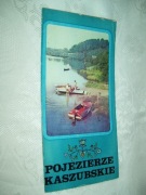 POJEZIERZE KASZUBSKIE - MAPA TURYSTYCZNA - Z Prl-u