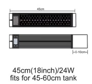 lampa led do akwarium  w pełni programowalna